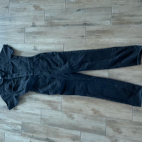 Good American Fit for Success Jumpsuit black denim size 2 - Picture 3 of 16